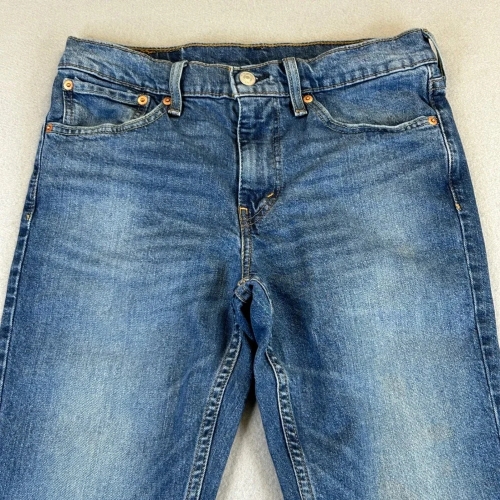 Levis 511 Jeans Mens 31x32 (30x30) Blue Medium Wash Denim Slim Fit Stretch